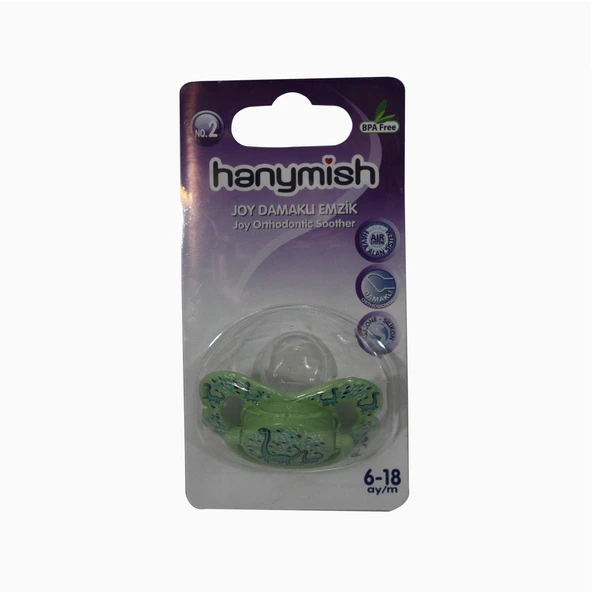 Hanymısh 107 Joy Silikon Damakli Emzik No:2