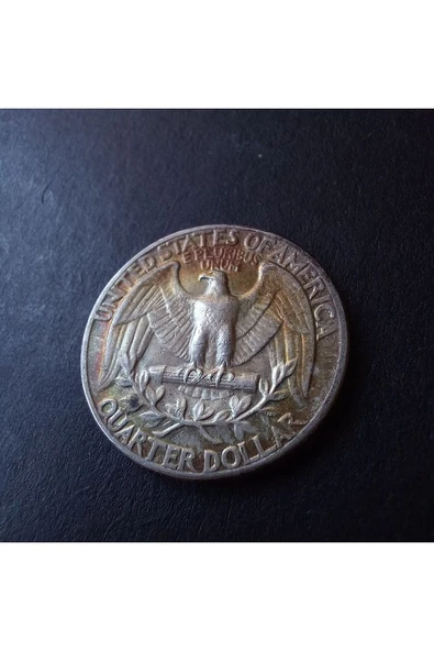 Escoines Koleksiyon 39963680e7f0112d27 1961 Amerika Quarter dollar GÜMÜŞ / PATİNALI / NADİR / ÇÇT - 4