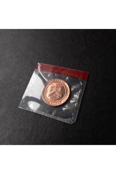 Escoines Koleksiyon 39963680e6e5dcba46 Denver Penny Jetonu/Nadir çil+ eski yabancı madeni para - Resim 5