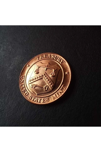 Escoines Koleksiyon 3996368024010f3ded Abd Philadelphia jeton darphane setinden çıkma çil+/patinalı - 3