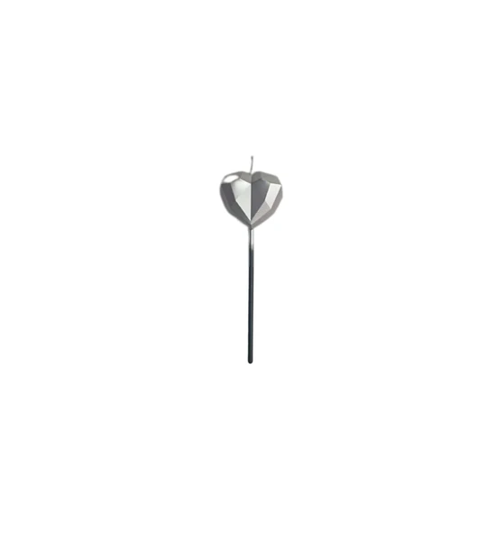 PASTA MUMU KALP GÜMÜŞ 4CM (TAM BOY 12CM)