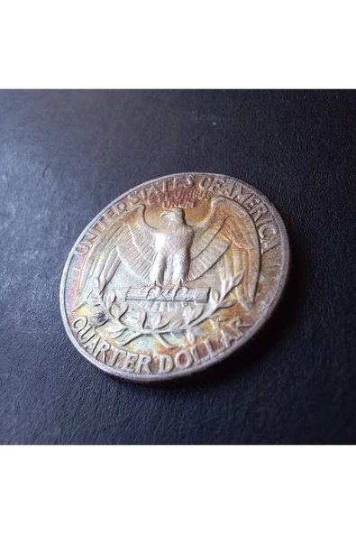 Escoines Koleksiyon 39963680e7f0112d27 1961 Amerika Quarter dollar GÜMÜŞ / PATİNALI / NADİR / ÇÇT - 6