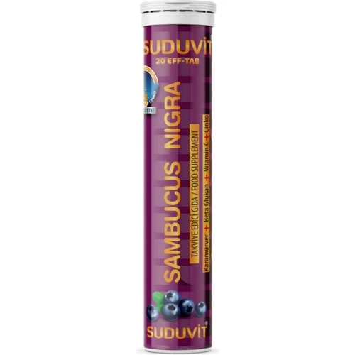 Suduvit Tablet Efervesan Sambucus+Vitamin C+Betaglucan+Çinko 20'Li