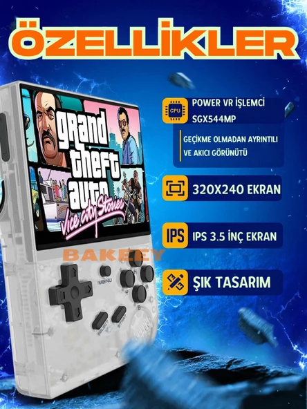 Atari El Konsolu – 20.000 Dahili Oyun, TV Bağlantılı, Taşınabilir Retro Oyun Konsolu - 6