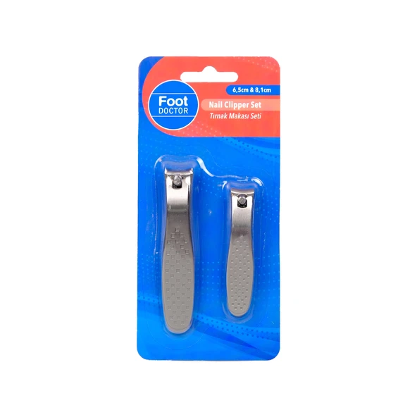 Foot Doctor Tırnak Makası 2'Li Set 6,5Cm Ve 8,1 Cm (Fd.052)