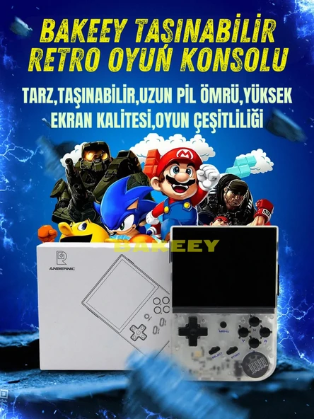 Atari El Konsolu – 20.000 Dahili Oyun, TV Bağlantılı, Taşınabilir Retro Oyun Konsolu - 5