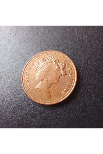 Escoines Koleksiyon 39963680e8aba7acaa 1994 Ingiltere One Penny Ççt (HATALI/NADİR) Eski Madeni Para - 4
