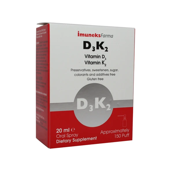 Imuneks Vıtamın D3K2 Sprey / 20 Ml