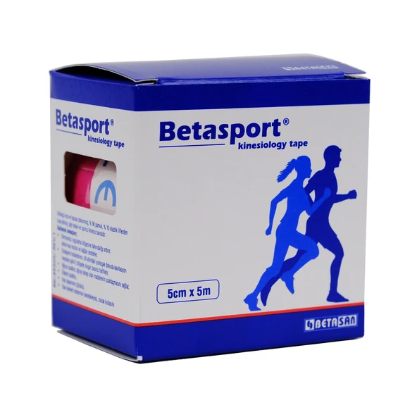 Betasport Kinesio Tape Destek Bandaj 126 Pembe 5M X 5Cm