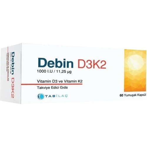Debın D3 K2 60 Yum Cap.