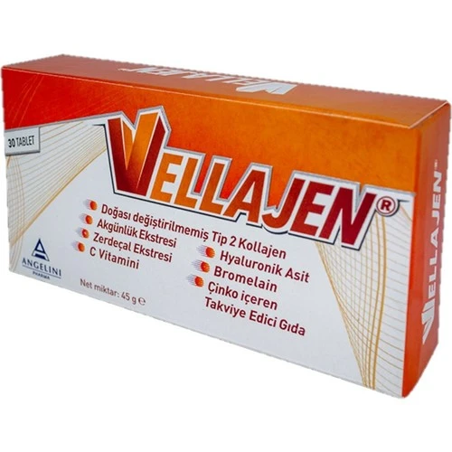 Vellajen Tıp 2 Kollajen 30 Tablet