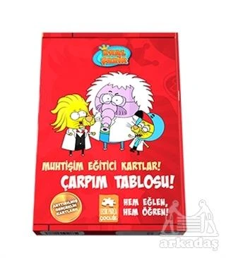 Muhtişim Eğitici Kartlar! - Çarpım Tablosu! - Kolektif