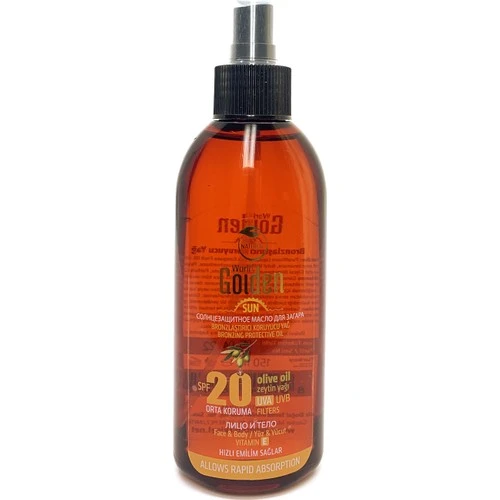 W.Golden Güneş Yağı Zeytinyağlı 20 Faktör 150Ml