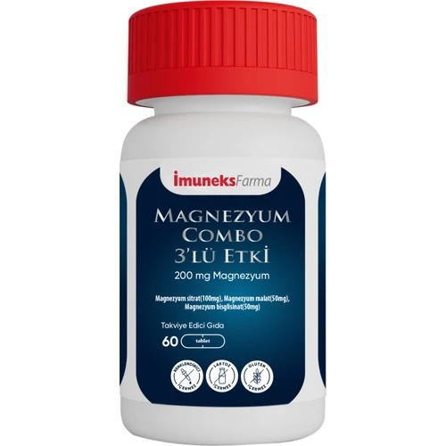 Imuneks Magnezyum Combo 3Lu Etkı 60 Tab