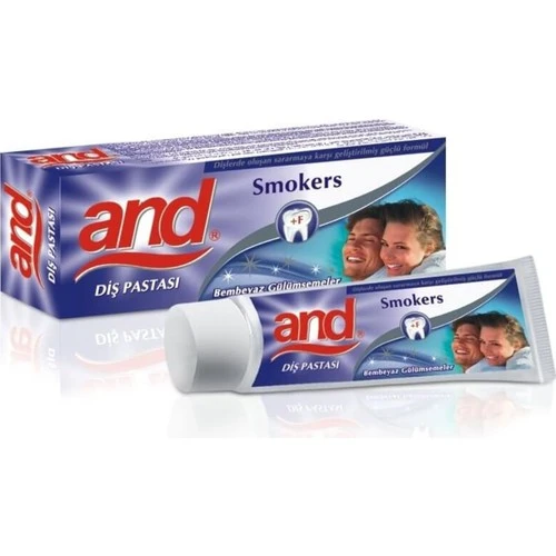 And Diş Pastası Tüp Smokers 90Gr