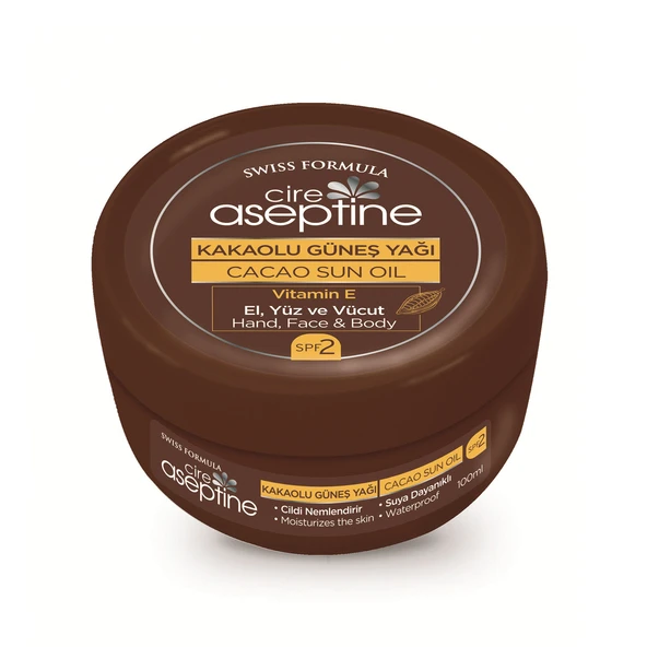 Cıre Aseptine Sun Kakao Yağı Kavanoz 100Ml