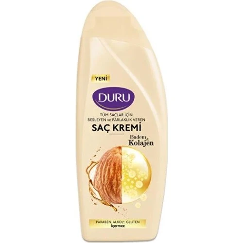 Duru Saç Kremi Kolajen&Badem 500 Ml