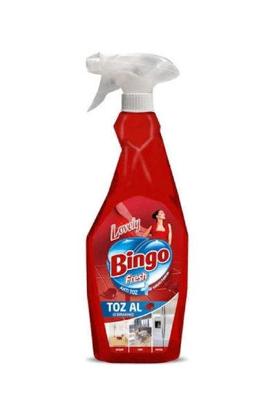 Bingo Fresh Toz Al Yüzey Temizleyici Sprey Lovely 750 ML
