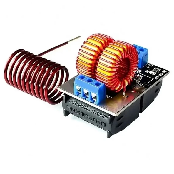 İndüksiyon Isıtıcı Modül 120w DC 5/12V Mini Bobin Kablosuz Yüksek Frekanslı Enerji Güç İletimi - Resim 5