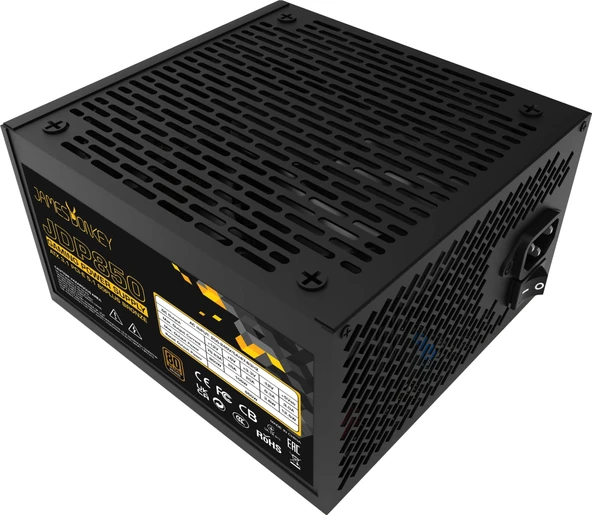 James Donkey JDP850 APFC 12CM 850W Bronze 80+ ATX 3.1 PCI-E 5.1 Power Supply