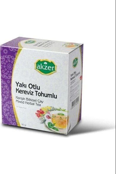 Akzer Yakı Otlu Kereviz Tohumlu Karışık Bitki Çayı 60lı 90gr