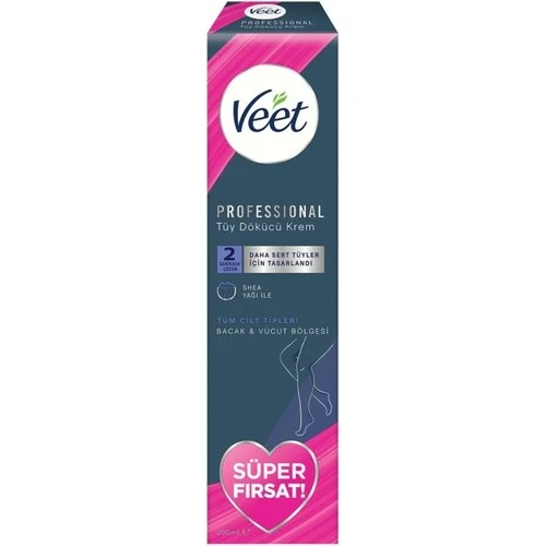 Veet Professıonal Krem 200Ml Normal %50 Bedava Yenı