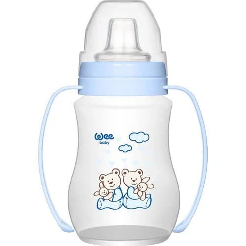 Wee 754 Antikolik Akıtmaz Kulplu Pp Bardak 250Ml
