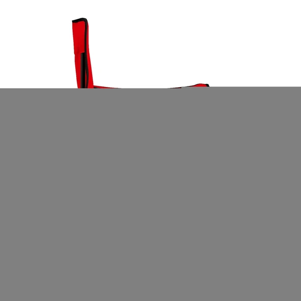 Katlanır Kamp Piknik Sandalyesi - Bardaklıklı - (DY.001) - Kırmızı - Taşıma Çantalı - Resim 3