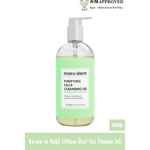 Maruderm Karma Ve Yağlı Ciltlere Özel Yüz Yıkama Jeli 400 Ml (W)