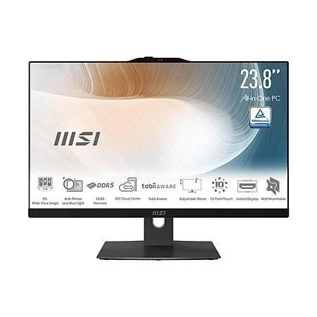 MSI 23.8" DOKUNMATIK AM242TP 1M-1677XTR CORE 5 120U-8GB DDR5 RAM-512GB NVME-FDOS