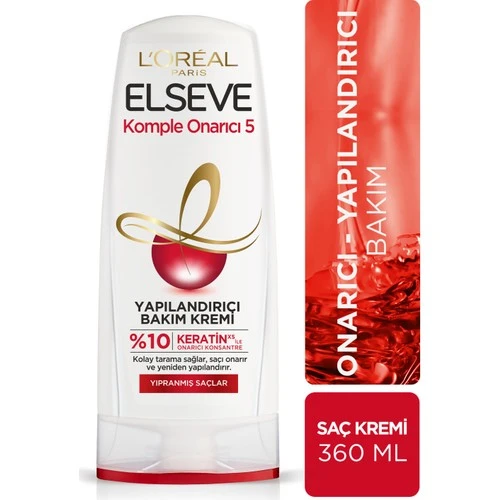 Elseve Saç Kremi Komple Onarıcı 5 360Ml