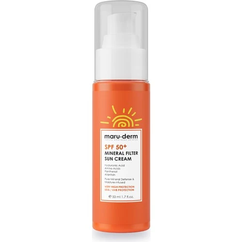 Maruderm Spf 50+ Mineral Filtre Güneş Kremi 50 Ml (W)