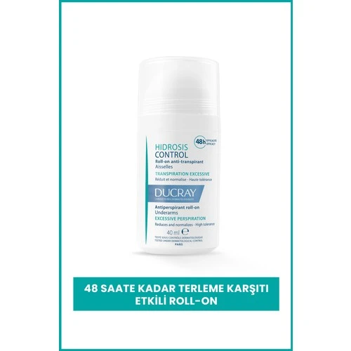 Ducray Hidrosis Control Terleme Karşıtı Roll-On Deodorant 40 Ml