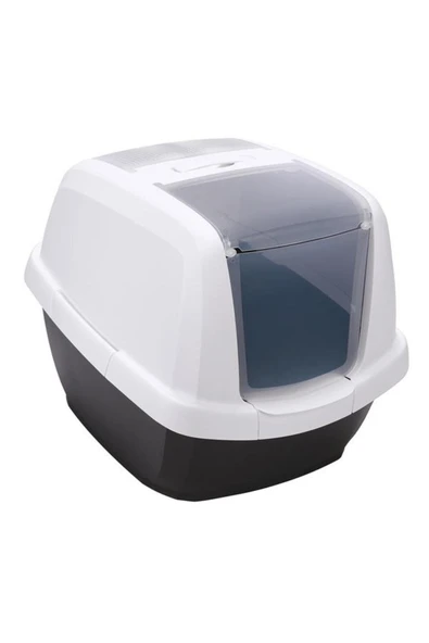 Imac Maddy Kapalı Kedi Tuvaleti Antrasit 62x49x47cm