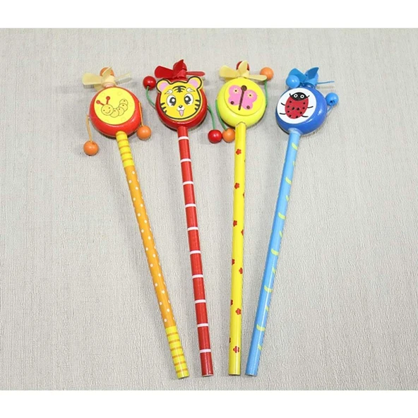 KENPAZAR Ahşap Figürü Kurşun Kalem