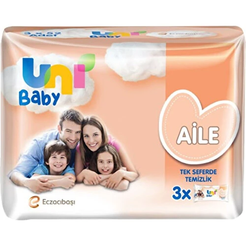 Unı Baby Islak Mendıl Aıle 3X52 Lı