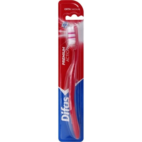 Difaş Prem Action Diş Fırçası Orta