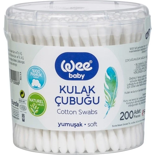 Wee 906 Kulak Çubuğu 200 Adet