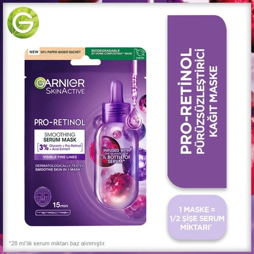 Garnıer Maske Pro-Retinol Smoothing Serum