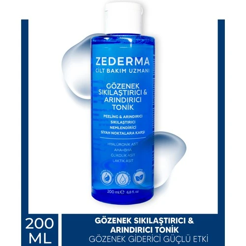Zederma Gözenek Sıkılaştırıcı Arındırıcı Tonik 200Ml
