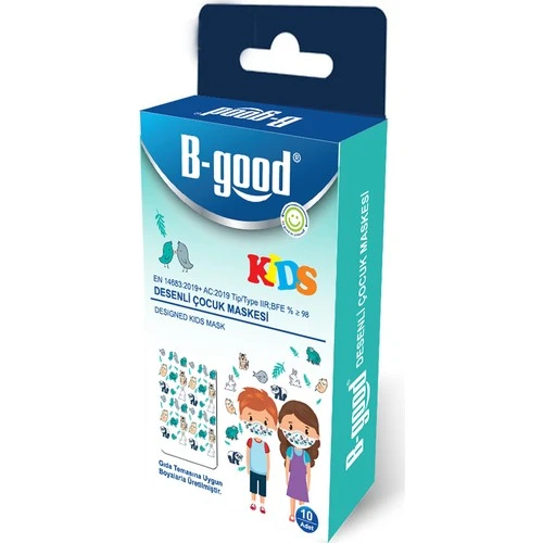 B-Good Maske Desenli Çocuk 10'Lu