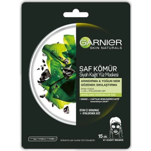 Garnıer Maske Siyah Çay Yosun