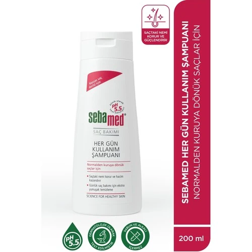 Sebamed Şampuan Hergün Kullanım Ph 5,5 200Ml