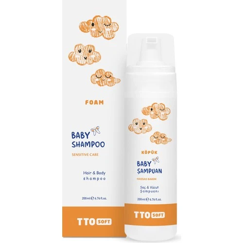 Tto Soft Bebek Köpük Şampuan 200Ml