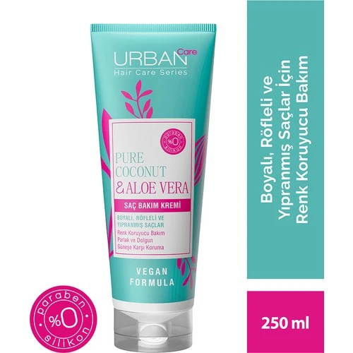 Urban Pure Coconut & Aloevera Şampuan 250Ml