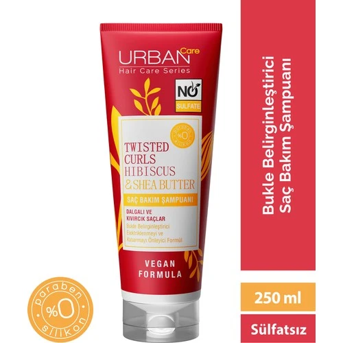 Urban Curl Hibiscus Water & She Butter Şampuan 250Ml