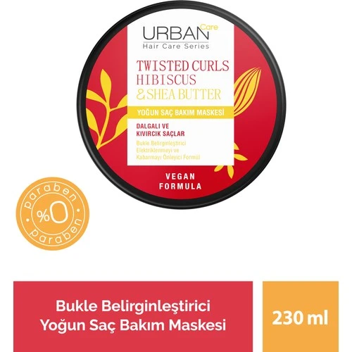 Urban Care Hibiscus & Shea Butter Yoğun Saç Bakım Maskesi 230Ml