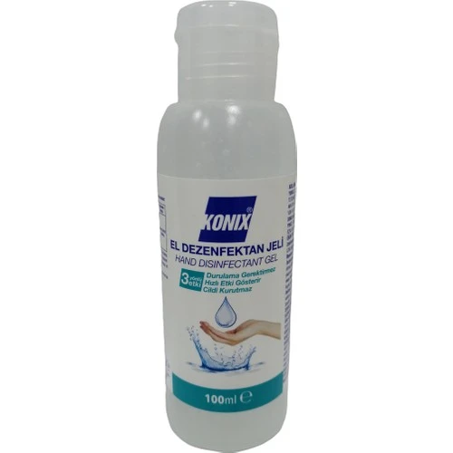 Konix El Dezenfektanı Jel 100 Ml (Biyosidal Ruhsatlı)