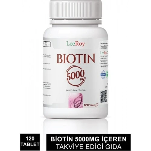 Leeroy Biotin 5000 Mg 120 Tablet