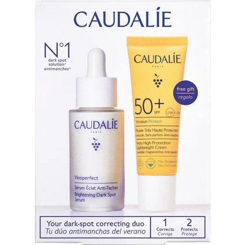 Caudalie Vinoperfect Serum Suncare Set - Leke Karşıtı Etkili Serum 30 Ml + Güneş Kremi Spf50 20 Ml
